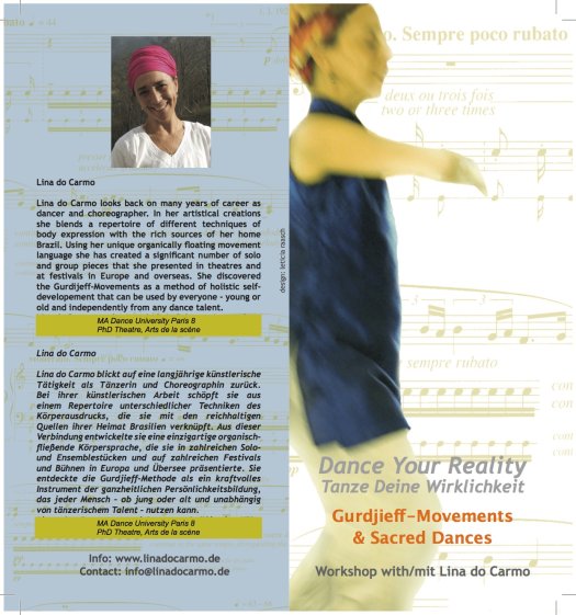 Gurdjieff-Movements & Dances Journée - Tanzfaktur Köln, SUNDAY, 1st November 2020 ,von 09:00 bis 16:00h Gurdjieff-Movements & Dances Journée - Tanzfaktur Köln, SUNDAY, 1st November 2020 ,von 09:00 bis 16:00h